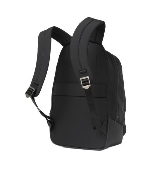 Loro Piana Black Pioneer Backpack Medium for men