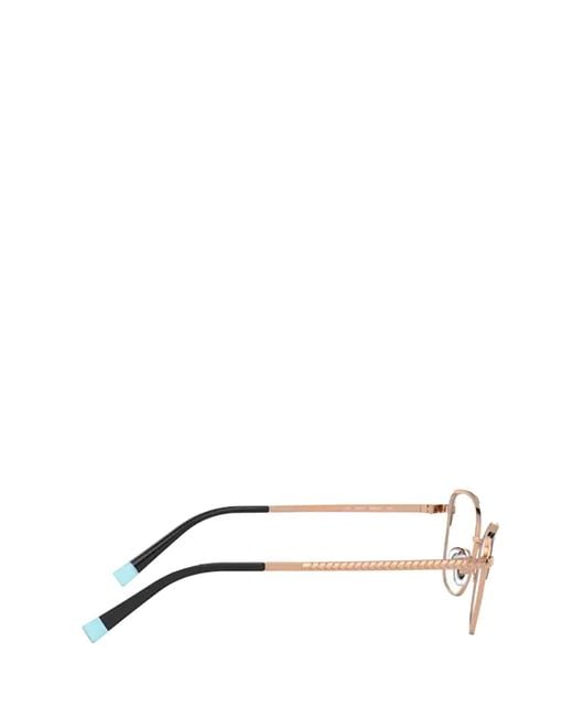 Tiffany & Co White Color Matching Full-Frame Glasses