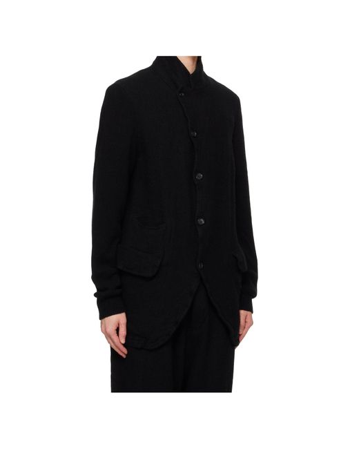 Comme des Garçons Black Long-Sleeved Suit Jacket for men