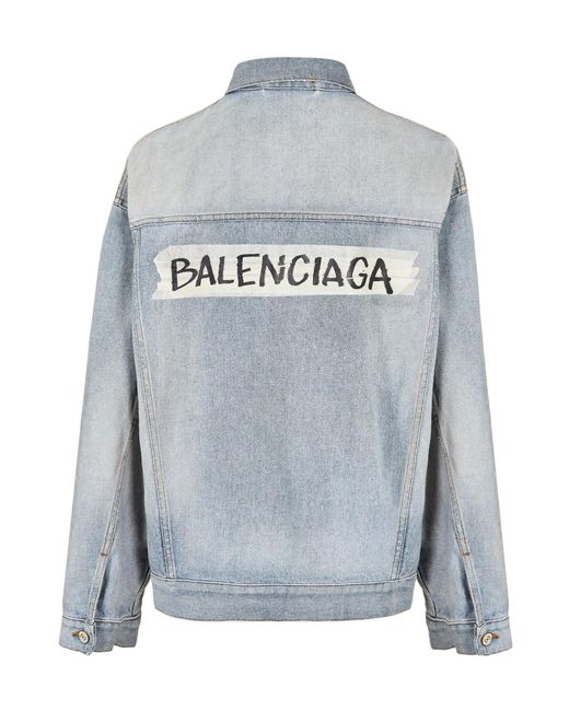Balenciaga Blue Denim Jacket