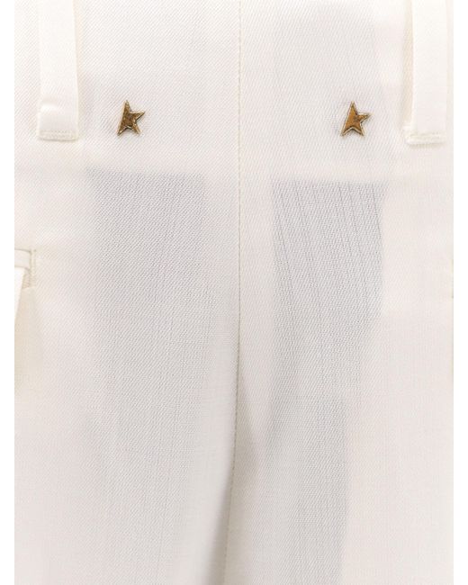Golden Goose Deluxe Brand Gray Straight-Leg Trousers