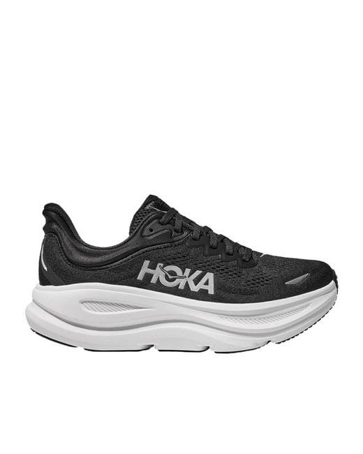 Hoka One One Black Bondi 9 Sneakers