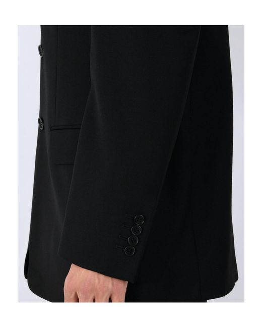 sunflower Blue Single-Breasted Wool Suit Jacket for men