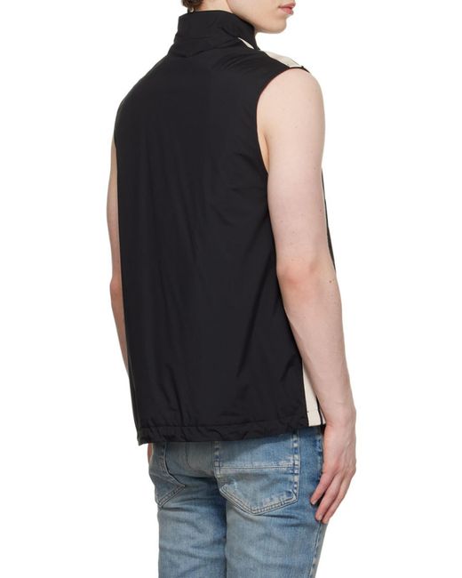 Palm Angels Black Logo Printed Vest for men