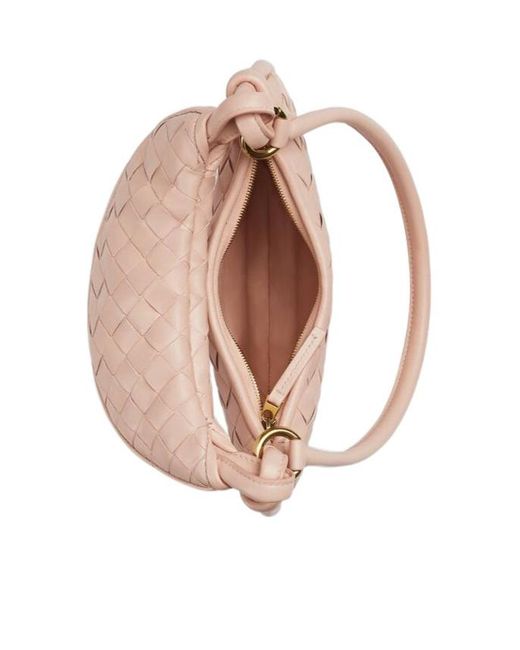Bottega Veneta Pink Gemelli Small Shoulder Bag