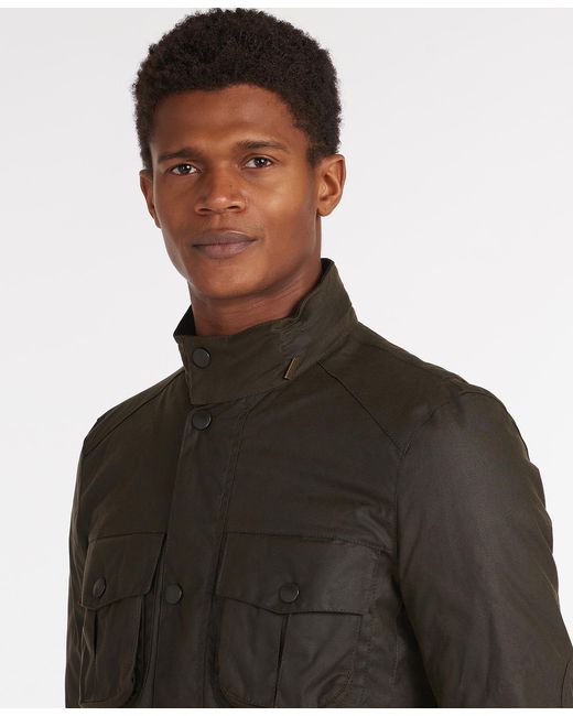 Barbour Black Corbridge Wax Jacket for men