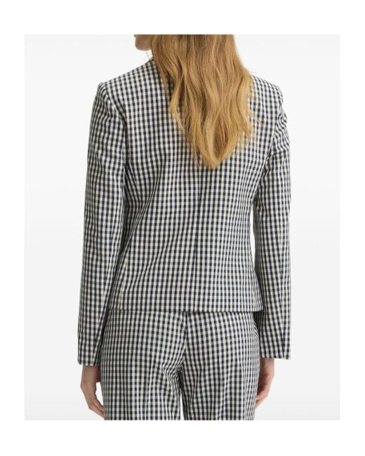 Liu Jo Blue Single Breasted Blazer