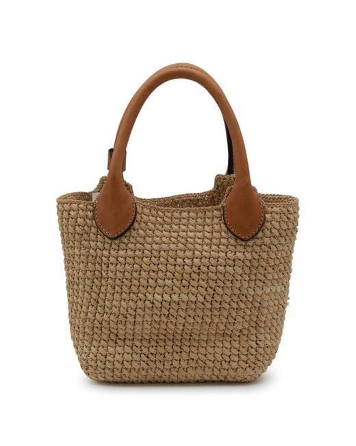Helen Kaminski Brown Woven Crossbody Bag