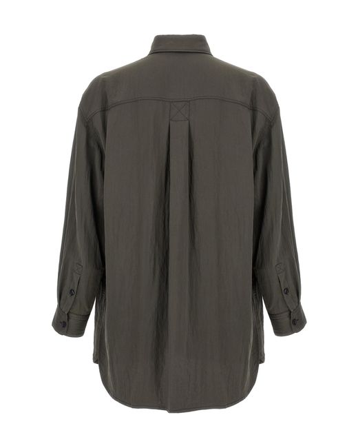 Lemaire Gray 'Utility' Overshirt for men
