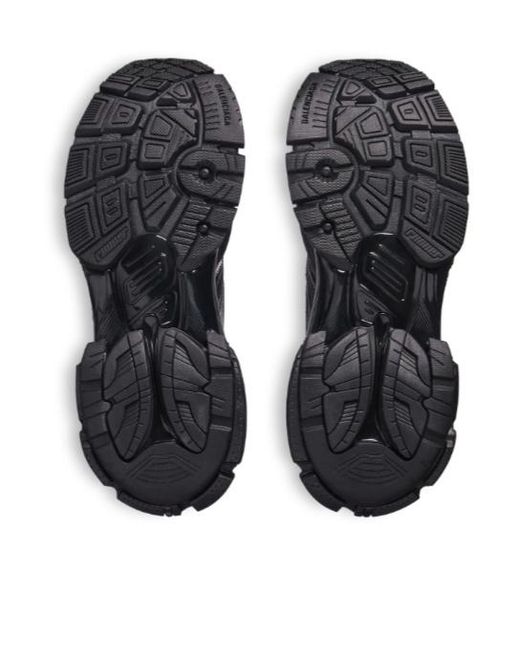 Balenciaga Black Panelled Lace-Up Sneakers for men