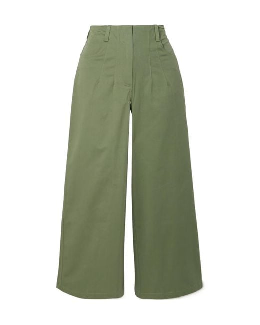 Staud Green Luca Pants
