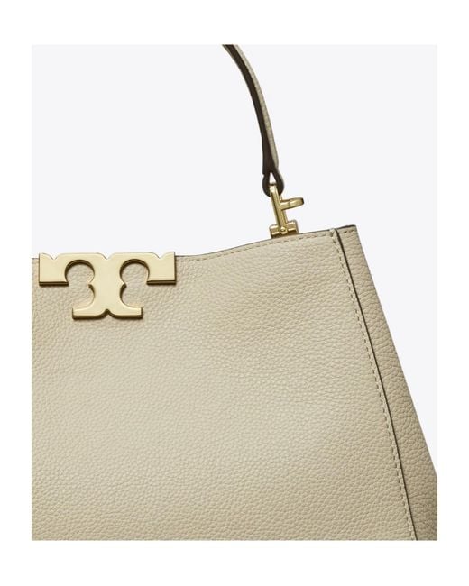 Tory Burch Natural Eleanor Medium Tote Bag