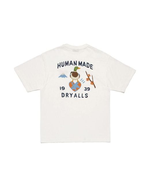 Human Made White Graphic T-Shirts for men