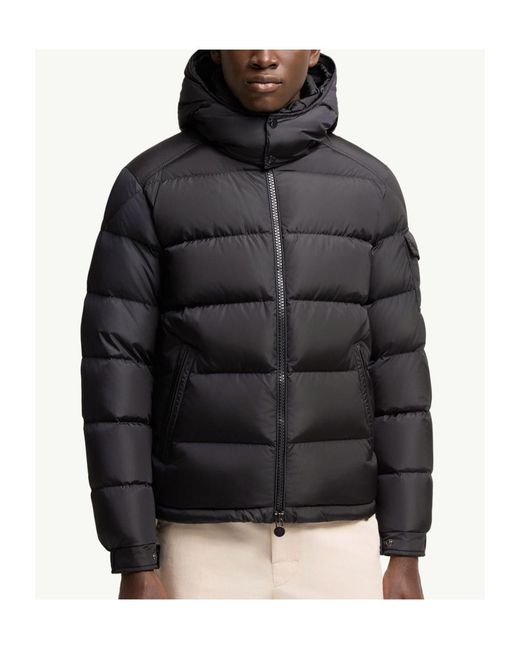 Moncler Black Maya Matte Short Down Jacket for men