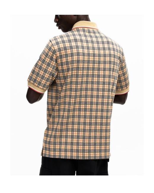Burberry Natural Burb Pelham Polo Sn62 for men