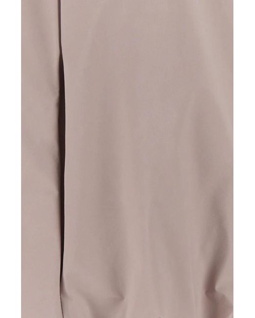 Herno Brown Zip-Up Hooded Jacket