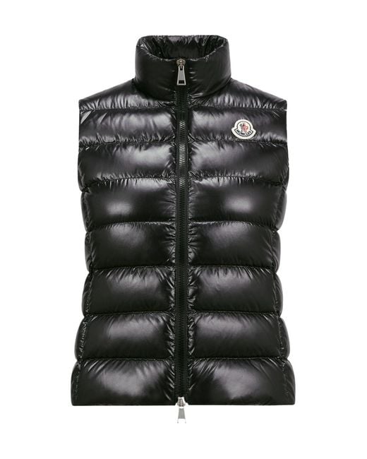 Moncler Black Ghany Down Vest for men