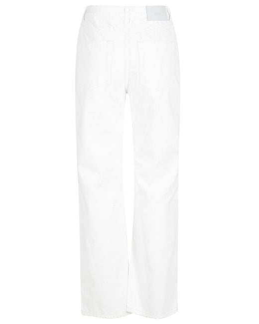 DUNST White Multi-Pocket Jeans