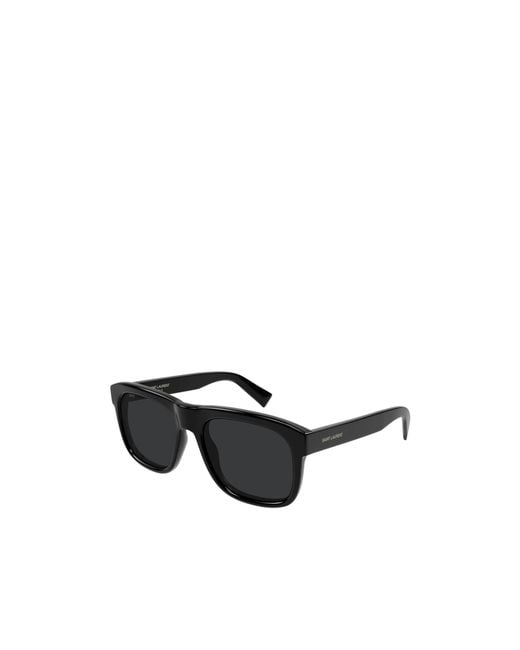 Saint Laurent Black Eyewear Sl 558 Rectangular Sunglasses for men