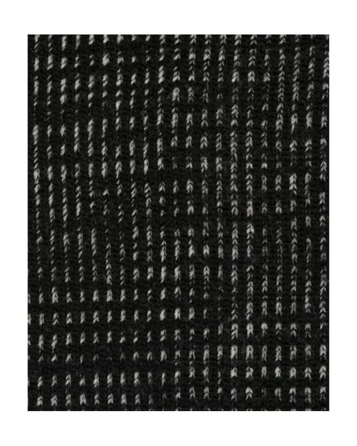Missoni Black Two-Tone Wool Scarf