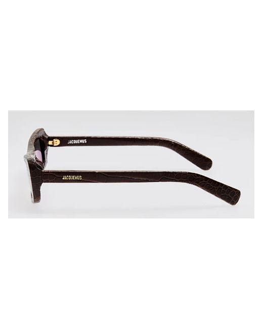 Jacquemus White Rectangular Cat-Eye Sunglasses