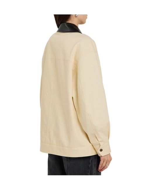 Anine Bing Natural Holden Twill Jacket