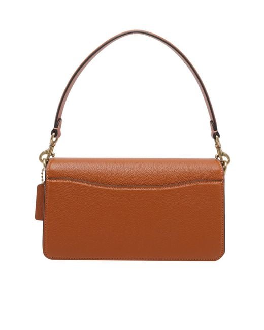 COACH Brown Flap Shoulder Bag