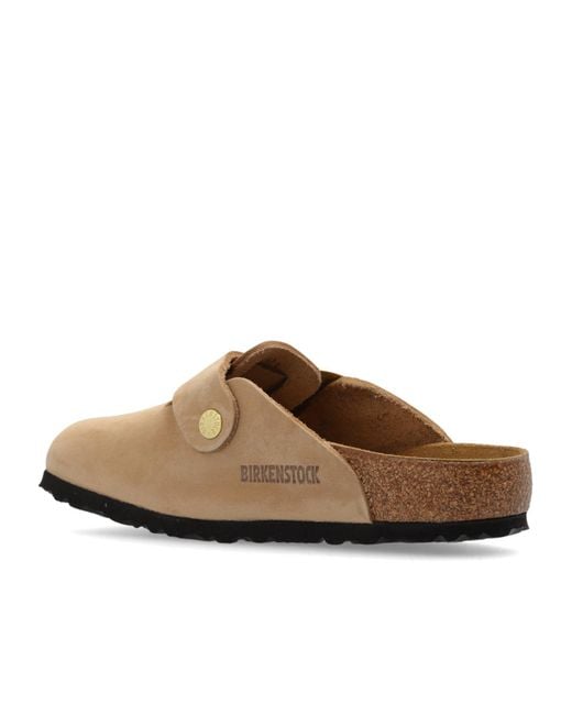 Birkenstock Brown Logo Muller Shoes