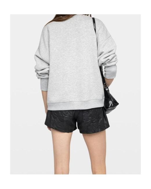 Zadig & Voltaire White Long-Sleeved Sweatshirt