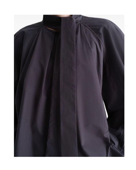 Lemaire Blue Ascot Blouse