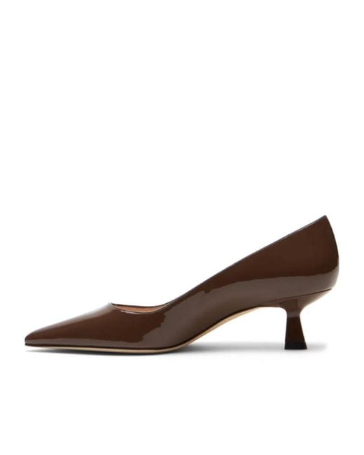 Stuart Weitzman Brown Stuart Sculpt Pump 50