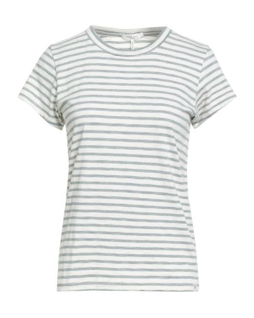 Rag & Bone White Printed T-Shirt
