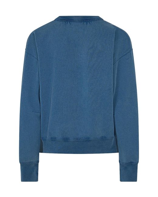 Isabel Marant Blue Sweat Crew Sweatshirt
