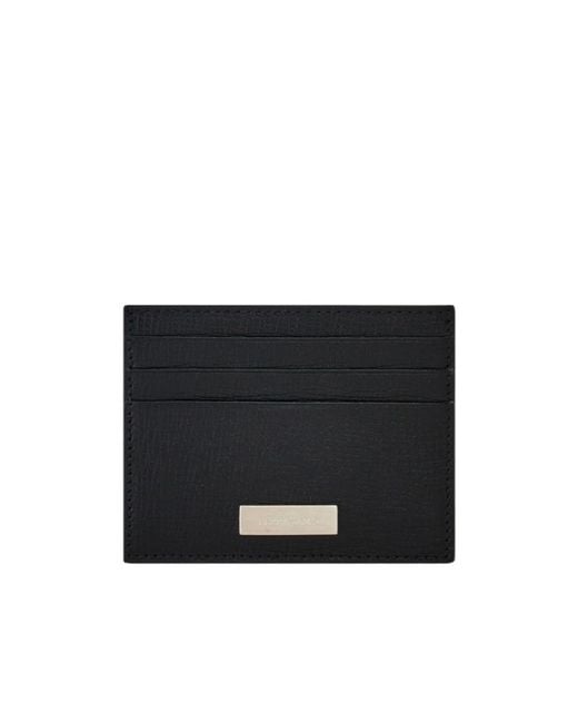 Ferragamo Black Logo Clip for men