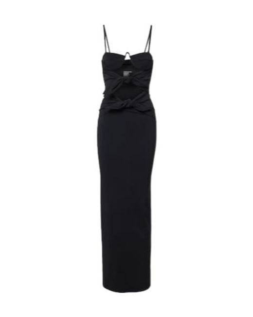 Christopher Esber Black Porto Cutout Maxi Dress