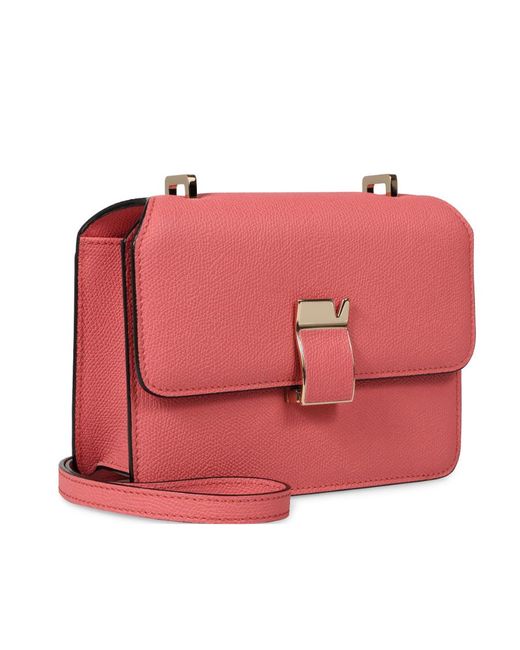 Valextra Pink Nolo Mini Crossbody Bag