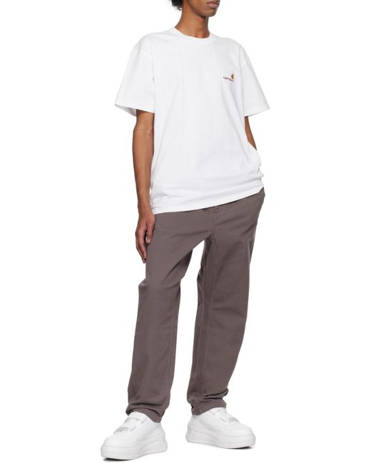 Carhartt White Carhartt American Script T-Shirt for men
