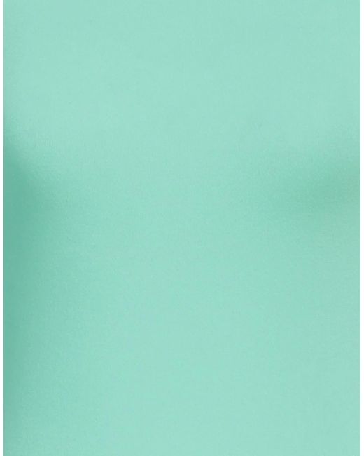 Sportmax Green Lightweight Knit Shortsleeve Turtleneck