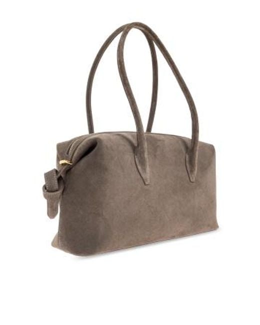 Yuzefi Brown Brioche Duffle Bag