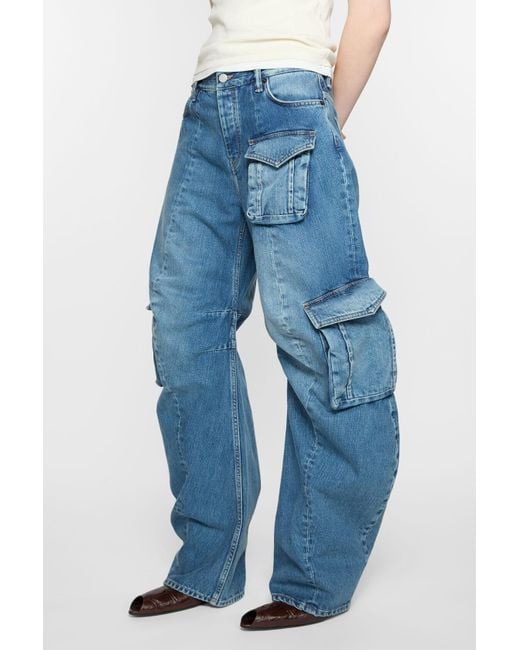 Acne Blue Loose Jeans