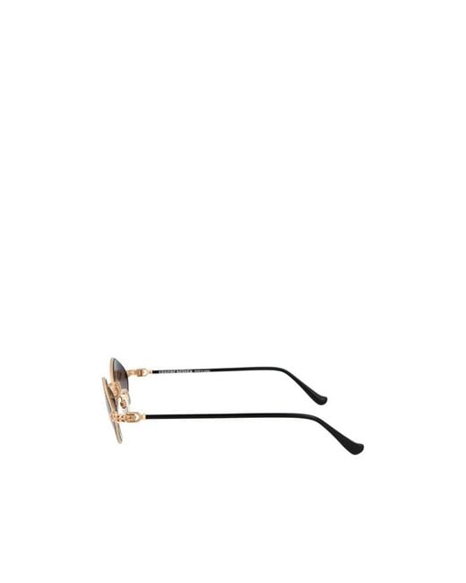 Chrome Hearts White Logo Sunglasses for men