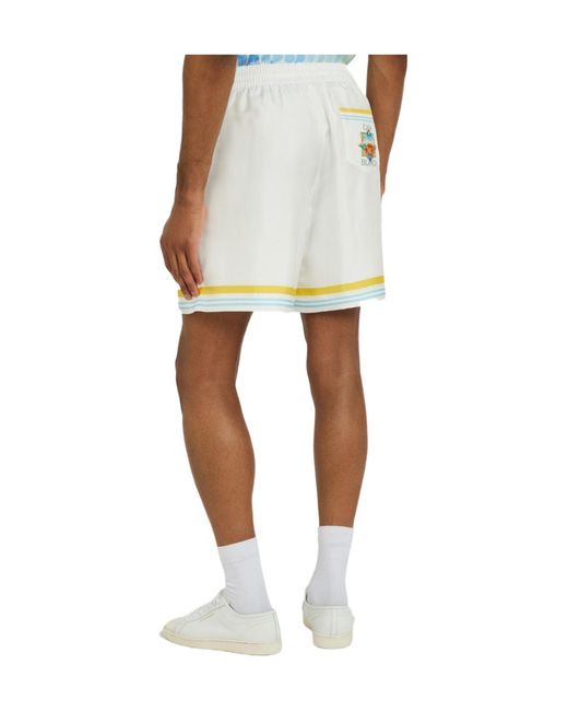 Casablanca Natural Twill Shorts for men