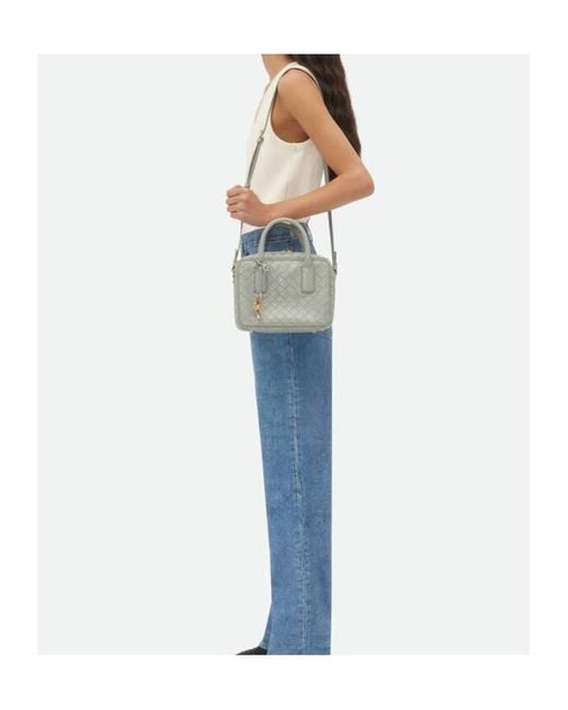 Bottega Veneta Gray Small Getaway