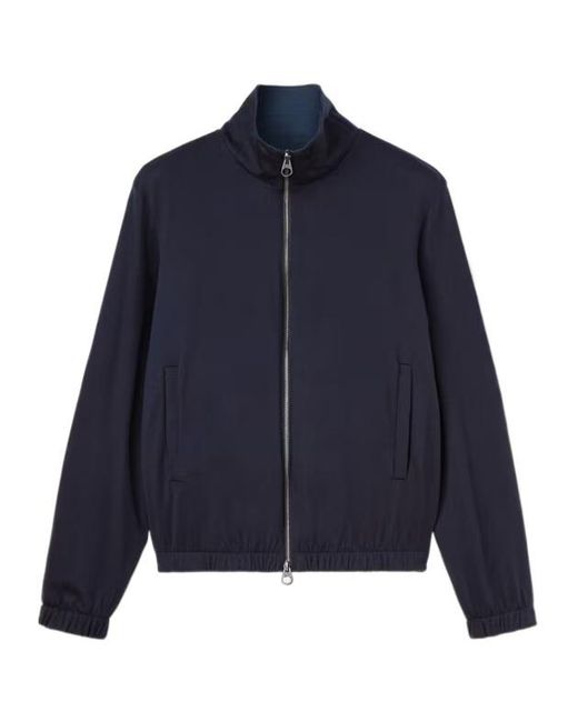 Loro Piana Blue Bomber Jacket for men