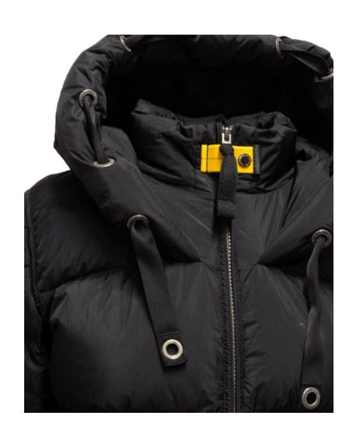 Parajumpers Black Long Down Jacket