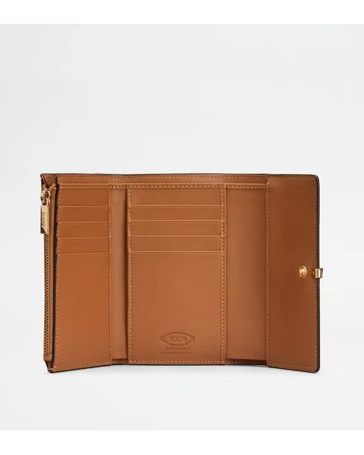 Tod's Brown Leather Wallet