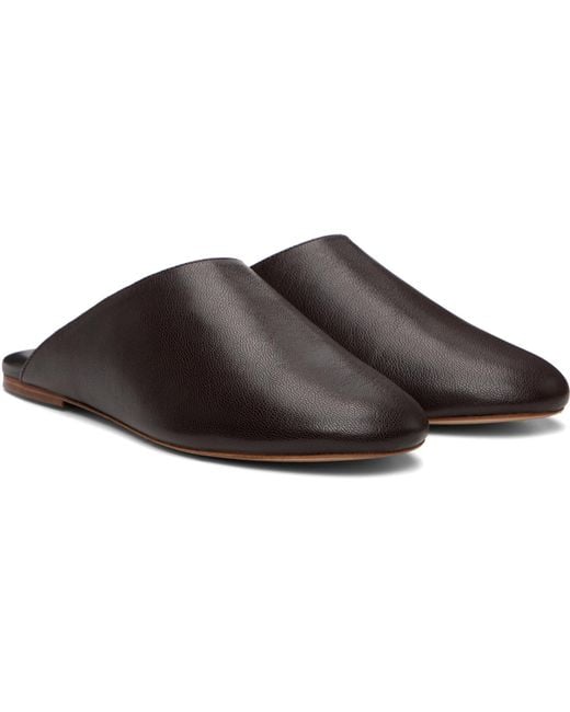 A.P.C. Brown Les Mules Slippers
