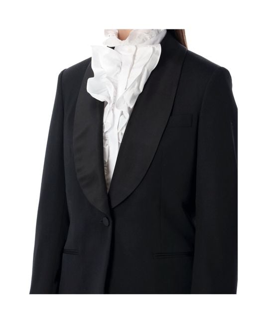 Ralph Lauren Black Collection Sutton Grain De Poudre Tuxedo Jacket
