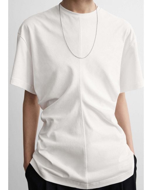 Totême White Short-Sleeved T-Shirt