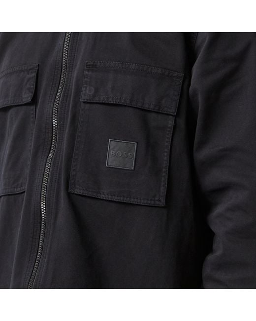 Boss Black Full Zip Overshirt for men